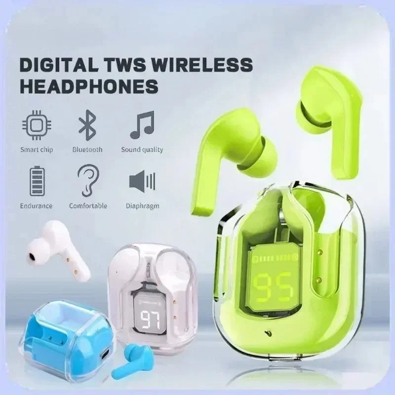 T2 Earphone Bluetooth 5.2 TWS Sports Outdoor Headset Wireless Headphone Earbuds Ear for Smart Phone Xiaomi Samsung Games Music